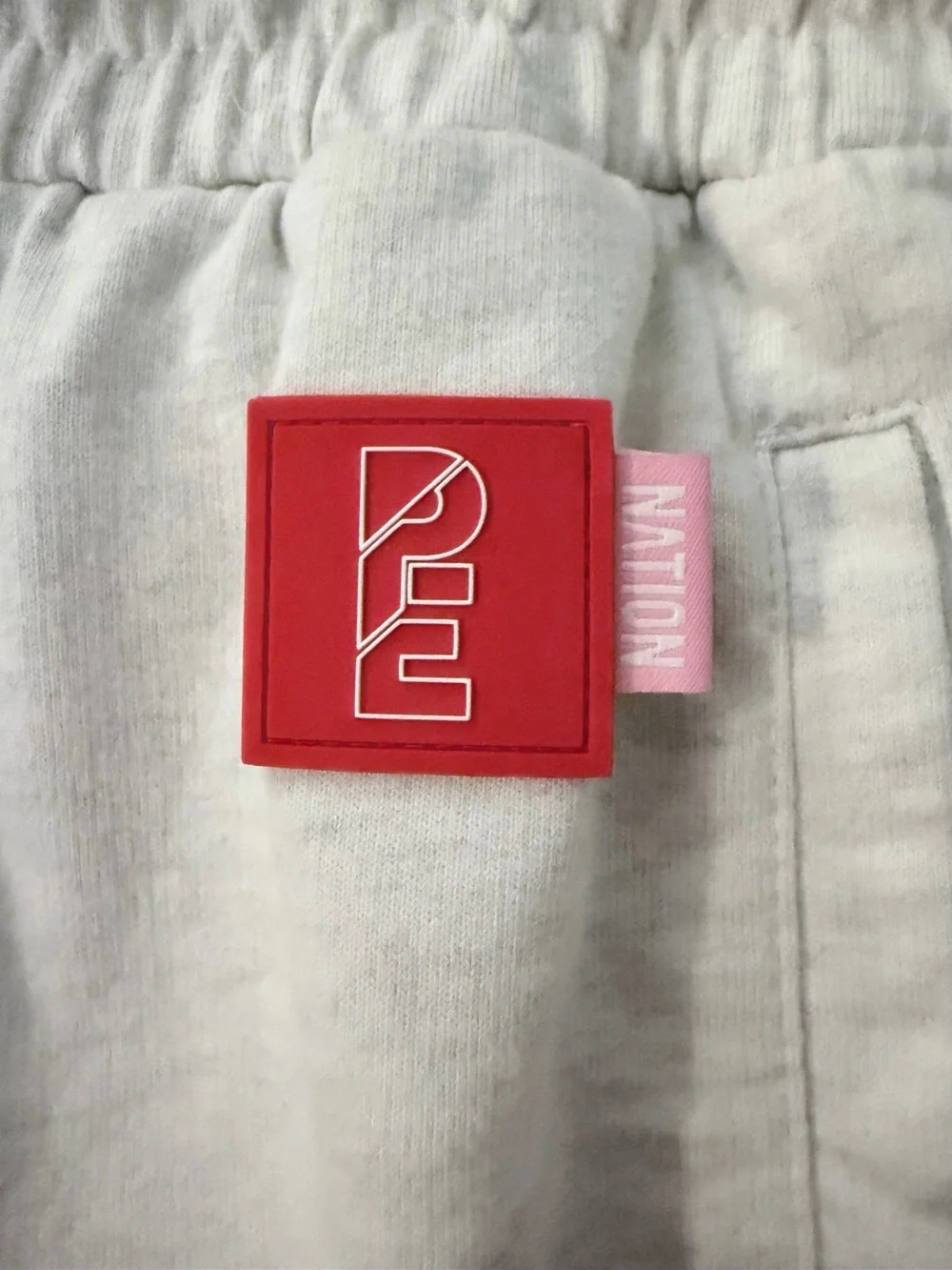 P.E Nation Sweeper Grey Marl Shorts